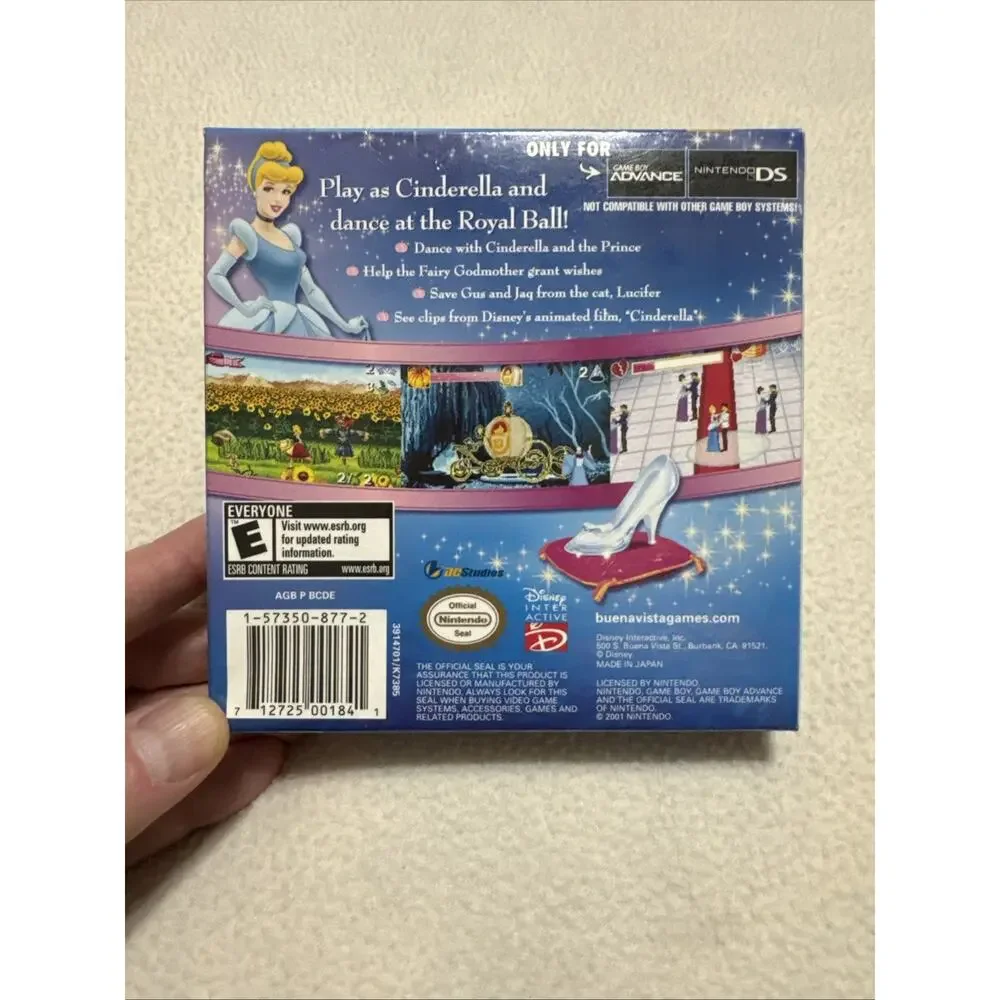 Disney's Cinderella: Magical Dreams Game Boy Advance Sealed!